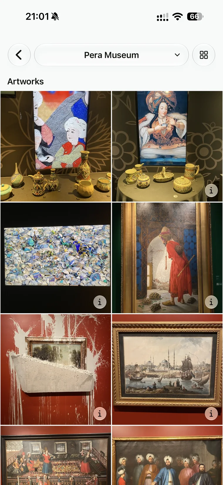 Your Pera Museum artwork photos, collected in one gallery
